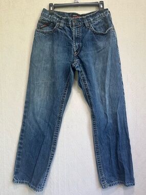 Ariat Mens FR Low Rise M4 Boot Cut Blue Jeans Sz 32/30 Fire Resistant